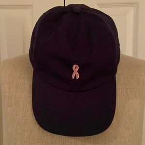 Pink Stuff navy blue  ball cap “walk run push cure”.